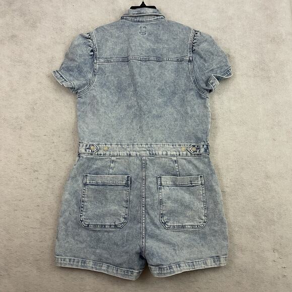 GAP Light Blue Denim Romper - Picture 9 of 14